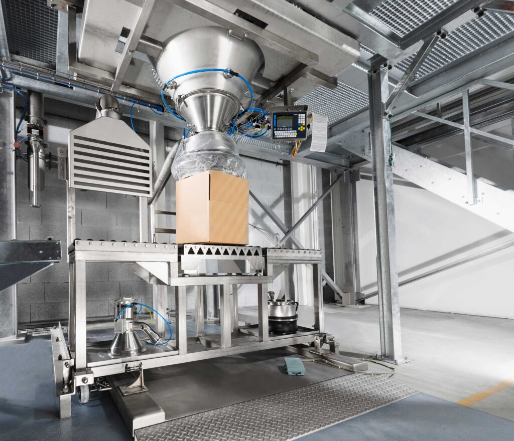 Verpackungsanlage für Granulat von Pius Bacher